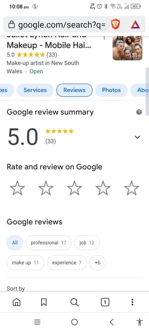 5 star google reviews